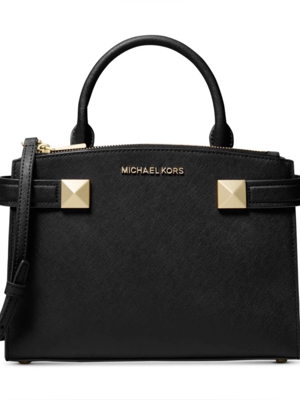 Michael Kors Black Bag with gold accents 
Perfect condition- never worn